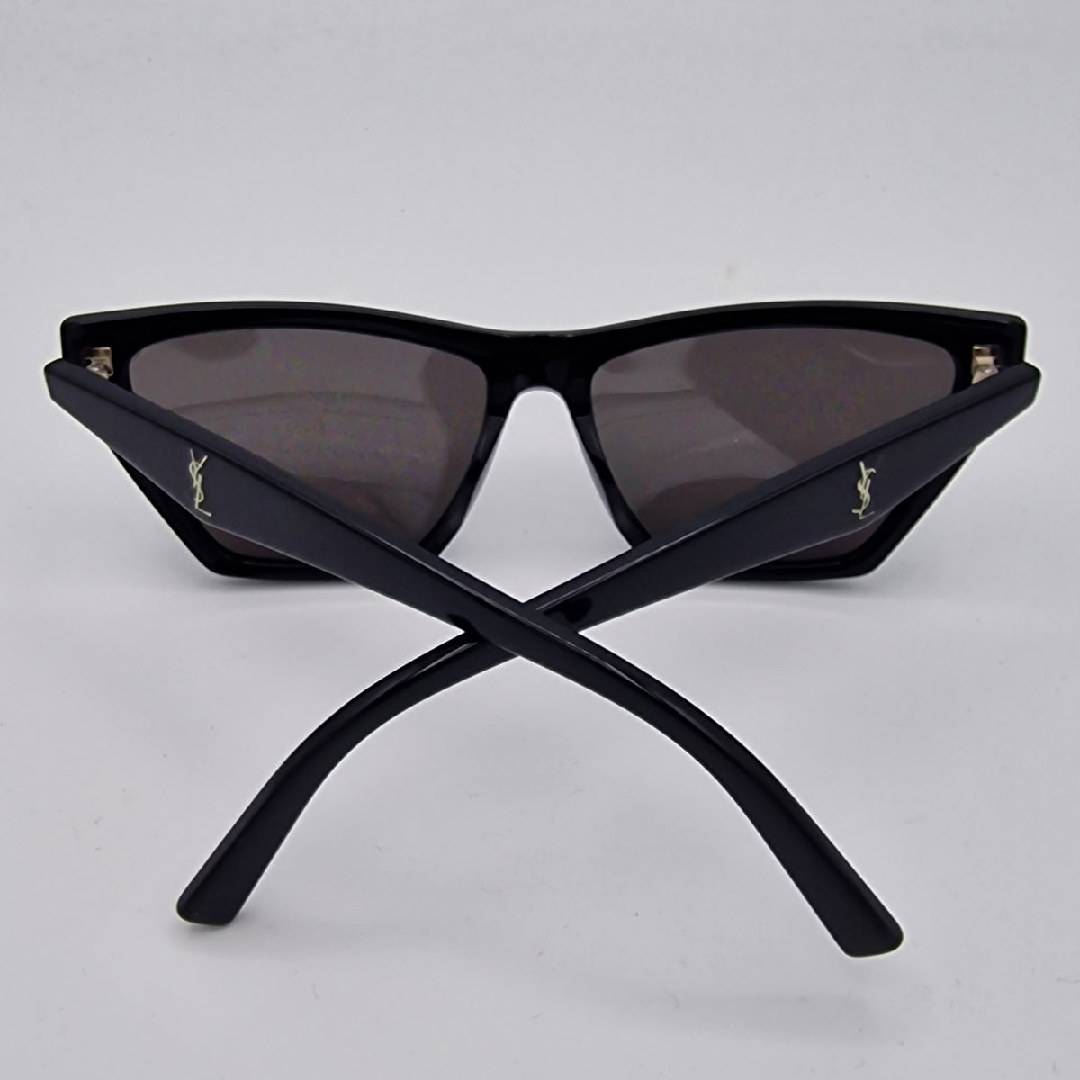 Saint Laurent Black Acetate Sunglasses