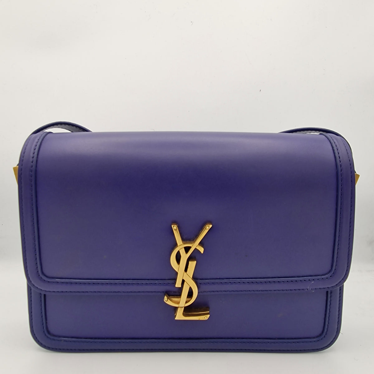Saint Laurent Blue Solferino Medium Shoulder Bag