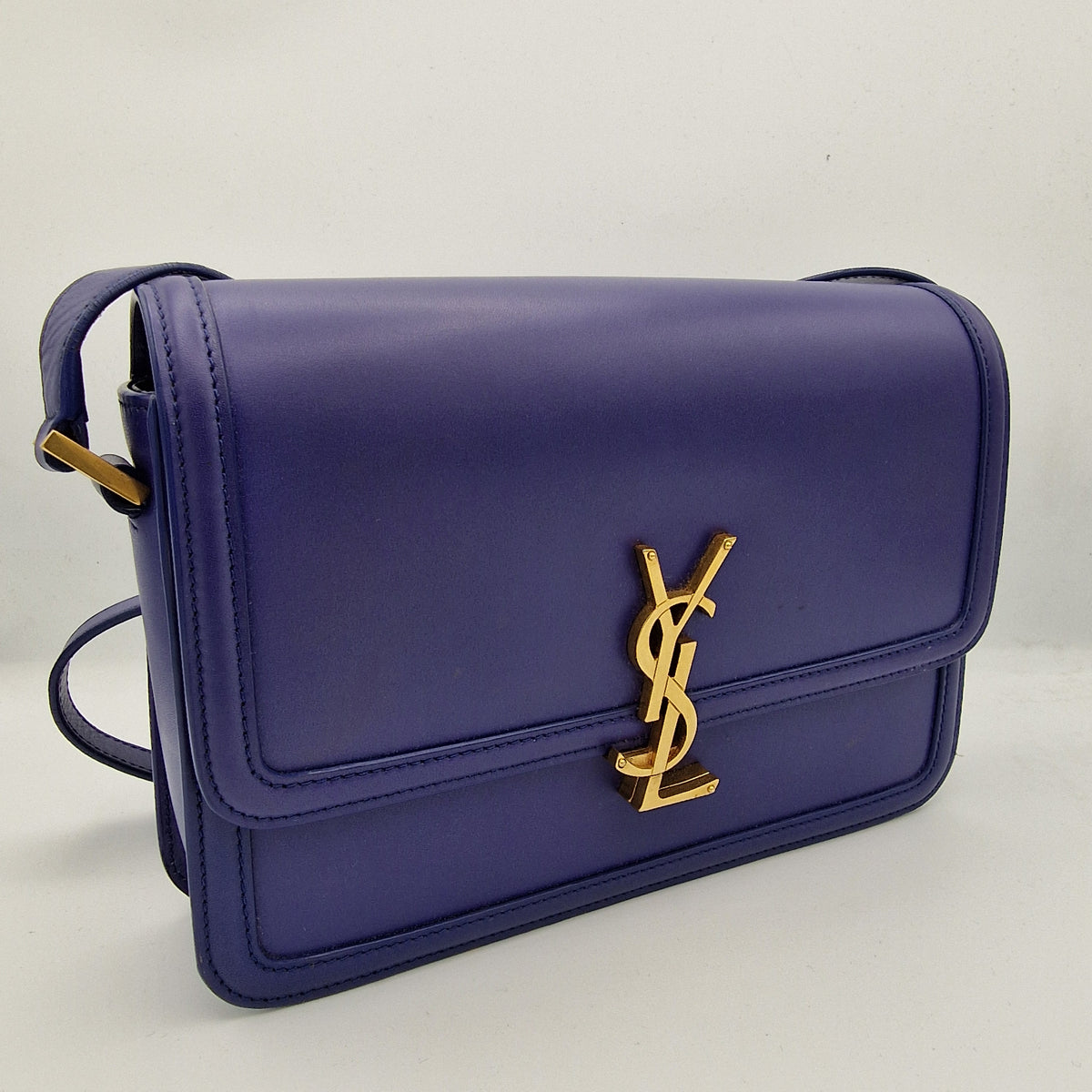 Saint Laurent Blue Solferino Medium Shoulder Bag