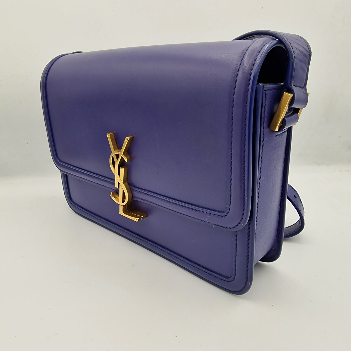 Saint Laurent Blue Solferino Medium Shoulder Bag
