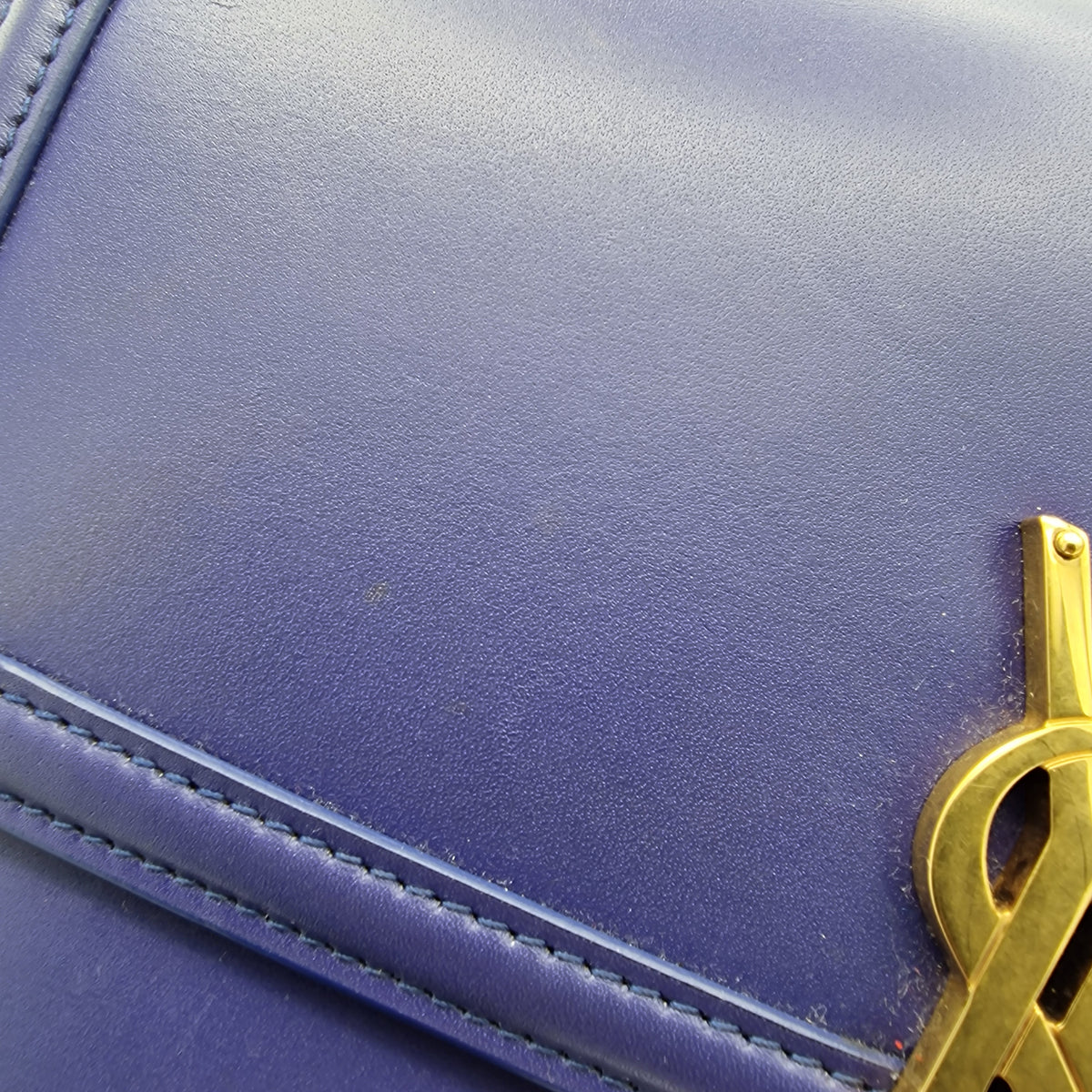 Saint Laurent Blue Solferino Medium Shoulder Bag