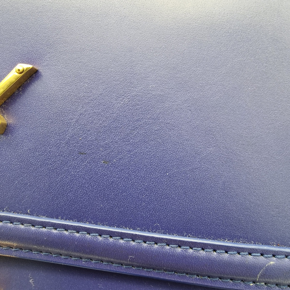 Saint Laurent Blue Solferino Medium Shoulder Bag