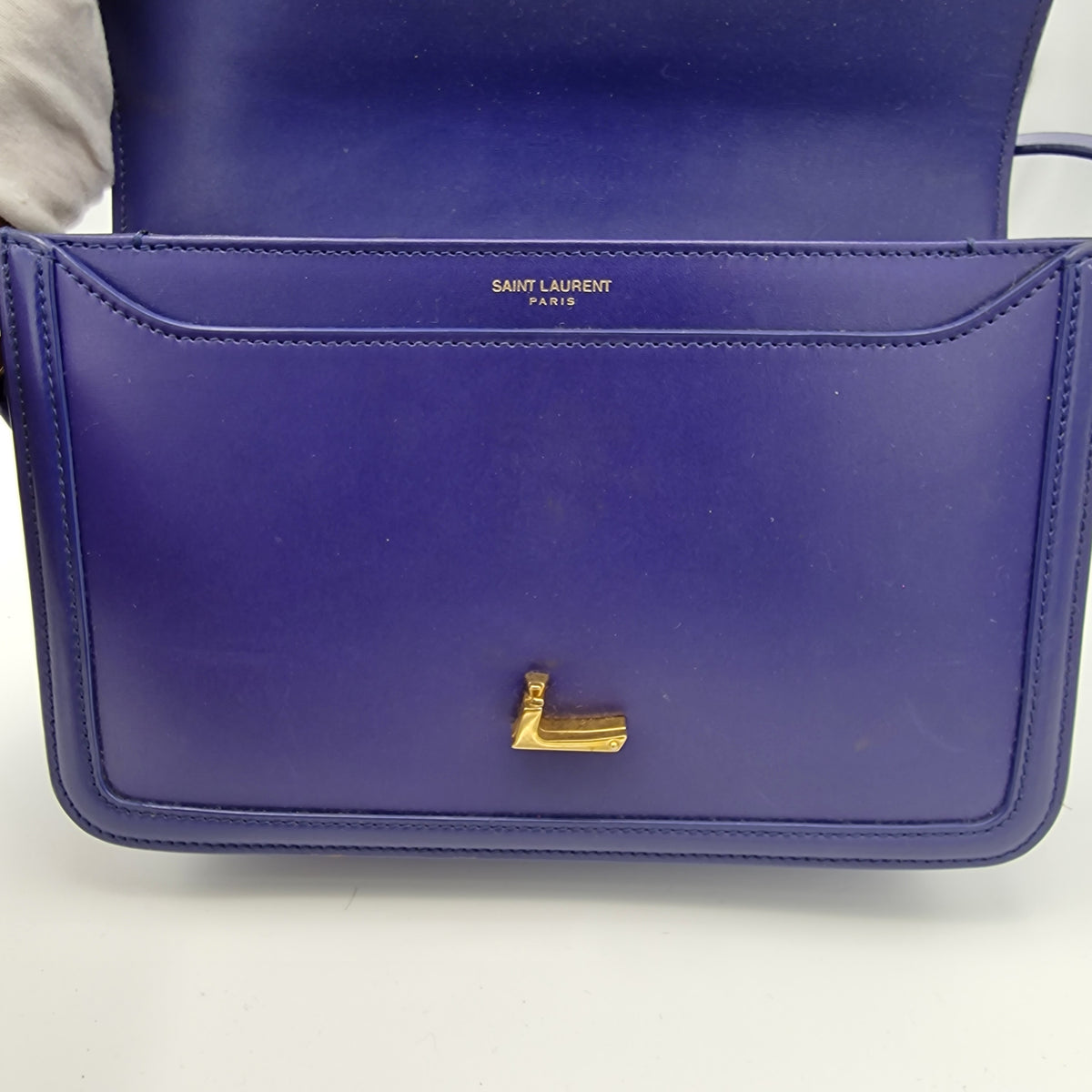 Saint Laurent Blue Solferino Medium Shoulder Bag