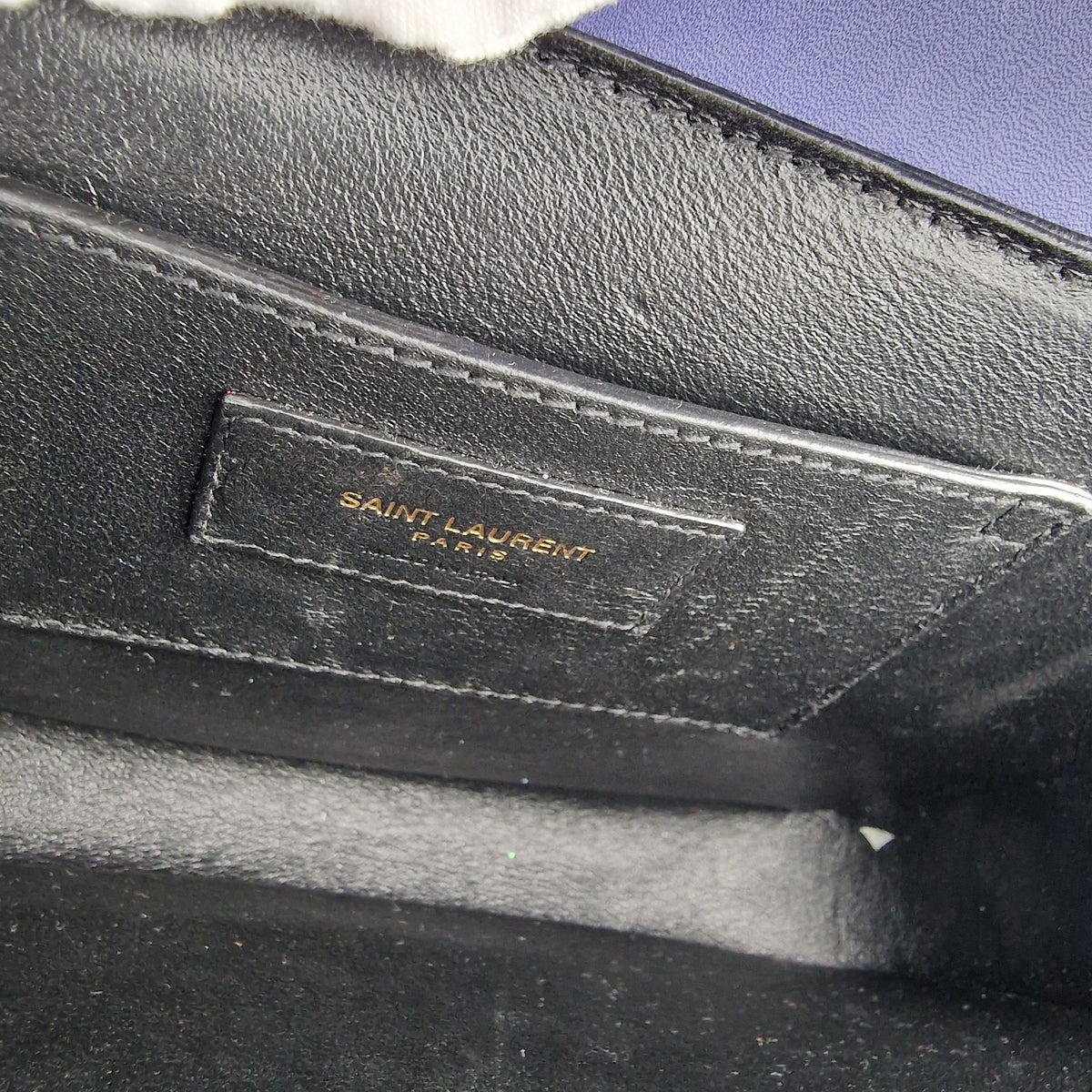 Saint Laurent Blue Solferino Medium Shoulder Bag