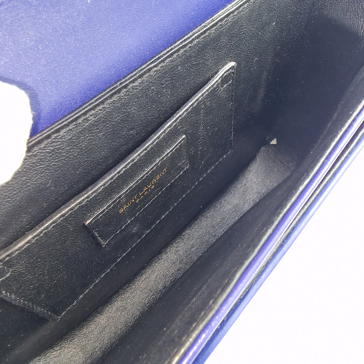 Saint Laurent Blue Solferino Medium Shoulder Bag